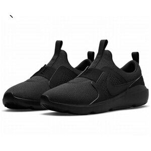 Nike AD Comfort Mens Size 7 Slip On Shoes Triple Black Sneakers EU-40 Store Retu